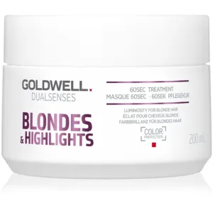 Goldwell Dualsenses Blondes & Highlights masque régénérant anti-jaunissement 200 ml #110406