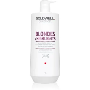 Goldwell Dualsenses Blondes & Highlights shampoing pour cheveux blonds anti-jaunissement 1000 ml