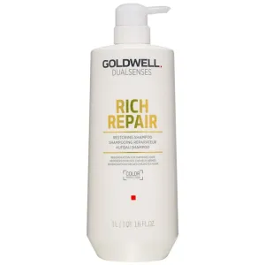 Goldwell Dualsenses Rich Repair shampoing rénovateur pour cheveux secs et abîmés 1000 ml