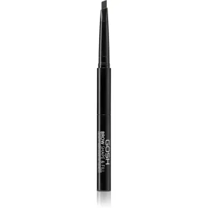 Gosh Brow Shape & Fill crayon sourcils double embout teinte 002 Greybrown 0.5 g #122436