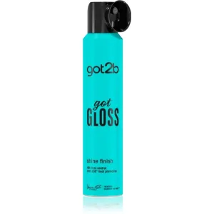 got2b got Gloss Shine Finish spray thermoprotecteur pour des cheveux brillants et doux 200 ml