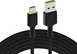 Green Cell KABGC06 USB Cable - USB-C 120cm Noir 120 cm Câble USB