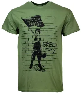 Green Day T-shirt Flag Boy Green 2XL