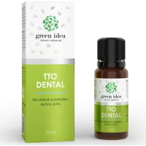 Green Idea TTO DENTAL préparation aux plantes médicinales pour les gencives et la peau de la cavité buccale 10 ml