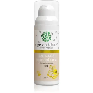 Green Idea Topvet Premium Antiage natural cream with Q10 and ginseng crème pour peaux matures 50 ml