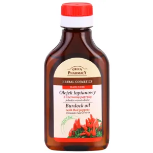 Green Pharmacy Hair Care Red Peppers huile de bardane pour stimuler la repousse des cheveux 100 ml #107158
