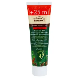 Green Pharmacy Foot Care crème relaxante pour pieds fatigués et jambes sujettes au gonflement 100 ml #107150