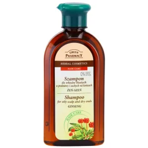 Green Pharmacy Hair Care Ginseng shampoing pour cuir chevelu gras et pointes sèches 350 ml #107128