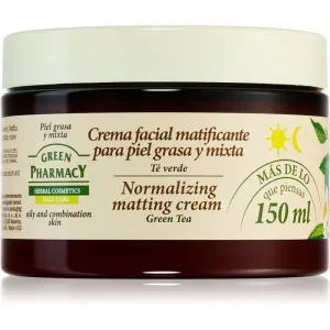 Green Pharmacy Face Care Green Tea crème matifiante pour peaux grasses et mixtes 150 ml