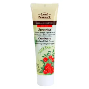 Green Pharmacy Hand Care Cranberry crème hydratante mains et ongles effet illuminateur 100 ml