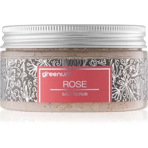 Greenum Salt Scrub gommage au sel corps avec parfums Rose 320 g