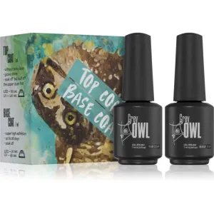 Grey Owl GO Top & Base base et top coat (avec une lampe UV/LED)