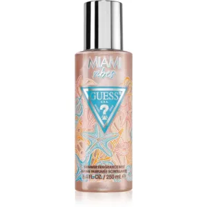 Guess Destination Miami Vibes spray corporel parfumé à paillettes pour femme 250 ml
