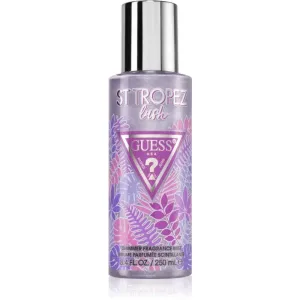 Guess Destination St. Tropez Lush spray corporel parfumé à paillettes pour femme 250 ml