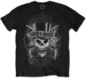 Guns N' Roses T-shirt Faded Skull Unisex Black S
