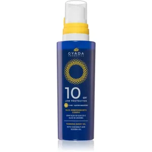 Gyada Cosmetics Solar Low Protection huile de soin et bronzage corps SPF 10 150 ml