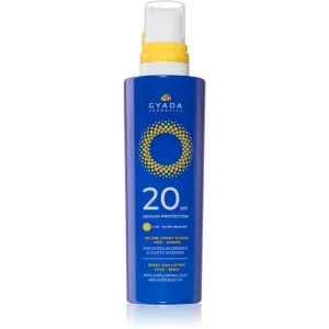 Gyada Cosmetics Solar Medium Protection spray protecteur visage et corps SPF 20 200 ml