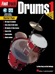 Hal Leonard FastTrack - Drums Method 1 Starter Pack Partition