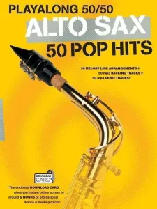 Hal Leonard Playalong 50/50: Alto Sax - 50 Pop Hits Partition