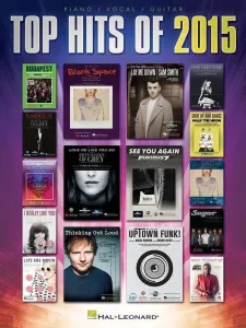 Hal Leonard Top Hits of 2015 Piano, Vocal and Guitar Partition