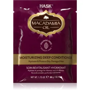 HASK Macadamia Oil après-shampoing hydratant pour cheveux secs, abîmés et traités chimiquement 50 ml