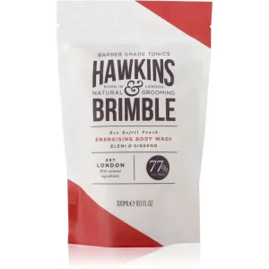 Hawkins & Brimble Energising Body Wash Eco Refill Pouch gel lavant recharge pour homme 300 ml