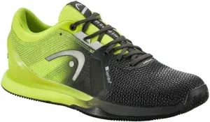 Head Sprint Pro 3.0 SF Clay Black/Lime 42 Chaussures de tennis pour hommes
