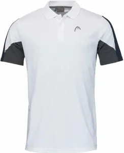 Head Club 22 Tech Polo Shirt Men White/Dress Blue M T-shirt tennis
