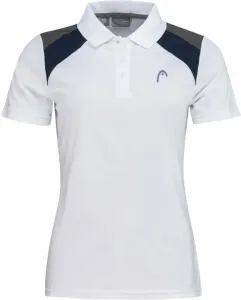 Head Club Jacob 22 Tech Polo Shirt Women White/Dark Blue L T-shirt tennis