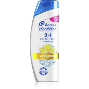 Head & Shoulders Citrus Fresh 2v1 shampoing antipelliculaire pour cheveux gras 360 ml