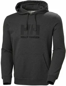 Helly Hansen Men's HH Logo Hoodie Chemise Ebony Melange M