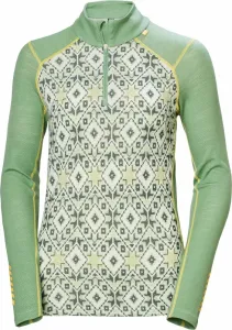 Helly Hansen W Lifa Merino Midweight 2-in-1 Graphic Half-zip Base Layer Jade 2.0 Star Pixel L Sous-vêtements thermiques