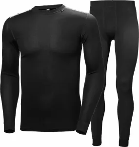 Helly Hansen Men's HH Comfort Lightweight Base Layer Set Black 2XL Sous-vêtements thermiques