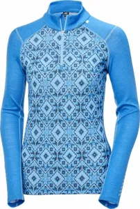 Helly Hansen W Lifa Merino Midweight 2-in-1 Graphic Half-zip Base Layer Ultra Blue Star Pixel L Sous-vêtements thermiques