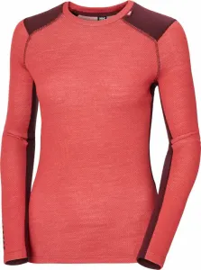 Helly Hansen Women's Lifa Merino Midweight Crew Base Layer Poppy Red M Sous-vêtements thermiques