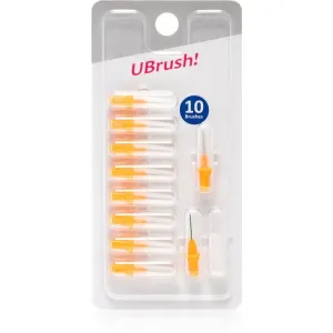 Herbadent UBrush! brossettes interdentaires de rechange 0,8 mm Orange 10 pcs