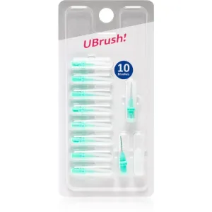 Herbadent UBrush! brossettes interdentaires de rechange 0,9 mm Green 10 pcs