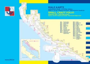 HHI Male Karte Jadransko More - Small Craft Folio Adriatic Sea Eastern Coast #16020