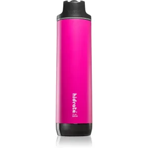 HidrateSpark Steel bouteille intelligente avec paille coloration Pink 620 ml