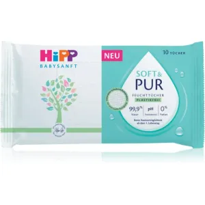 Hipp Soft & Pur lingettes nettoyantes pour bébé 10 pcs
