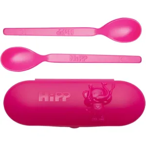 Hipp Spoons Set ensemble de table Pink(de voyage)