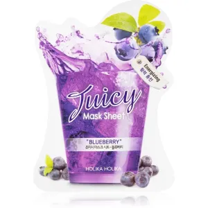 Holika Holika Juicy Mask Sheet Blueberry masque tissu énergisant 20 ml