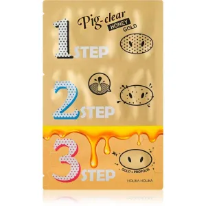Holika Holika Pig Nose Honey Gold patch purifiant anti-pores dilatés du nez 1 pcs