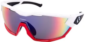 HQBC QX2 White/Red/Red Mirror Lunettes vélo