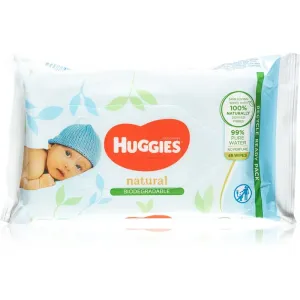 Huggies Natural Biodegradable lingettes nettoyantes pour bébé 48 pcs