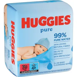 Huggies Pure lingettes nettoyantes 3x56 pcs