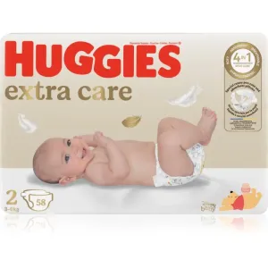 Huggies Extra Care Size 2 couches jetables 3-6 kg 58 pcs