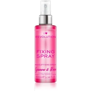 I Heart Revolution Fixing Spray spray fixateur de maquillage avec parfums Guava & Rose 100 ml #112654