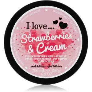 I love... Strawberries & Cream beurre corporel 200 ml #112889