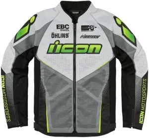 ICON - Motorcycle Gear Hooligan Ultrabolt™ Jacket Hi-Viz L Blouson textile